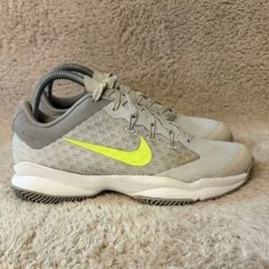 Nike Air Zoom Resistance Womens Tennis Shoes Grey Volt 845046-070 Size 8